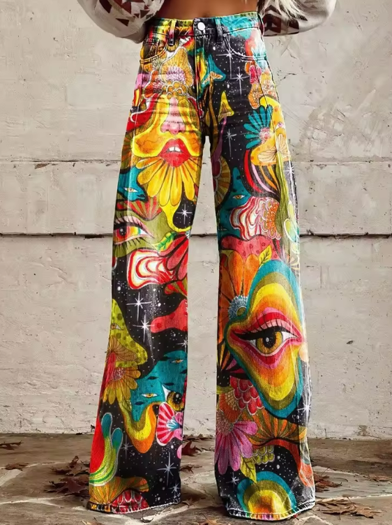 Tove™ - Pantaloni Boho Vintage
