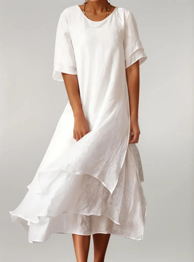 Tabatha - Abito Lungo In Cotone Elegante
