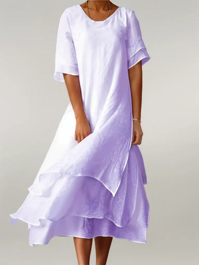 Tabatha - Abito Lungo In Cotone Elegante