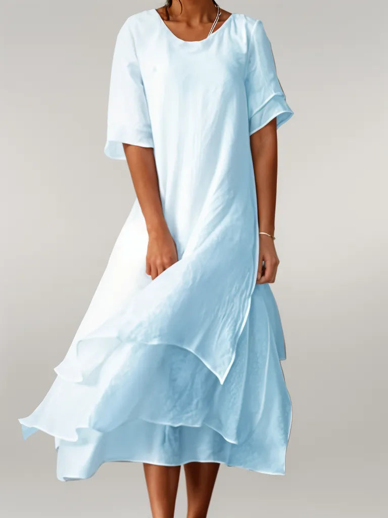 Tabatha - Abito Lungo In Cotone Elegante