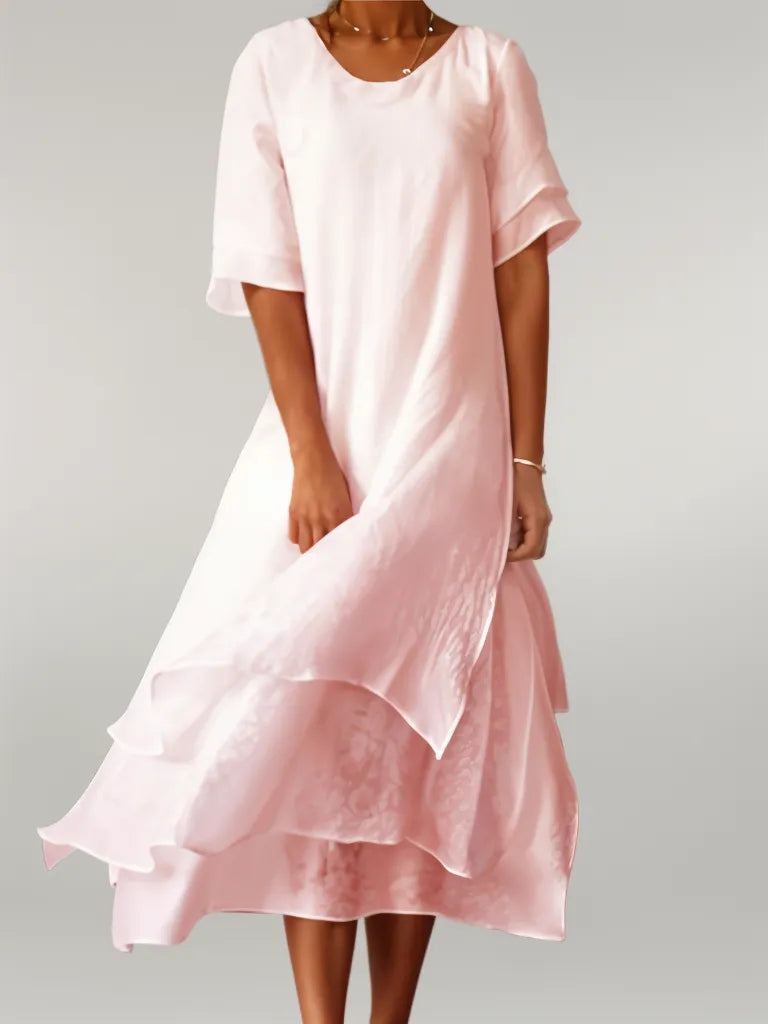 Tabatha - Abito Lungo In Cotone Elegante