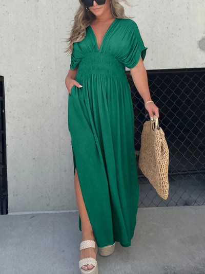 Neisya - Abito Lungo Maxi con Scollo a V