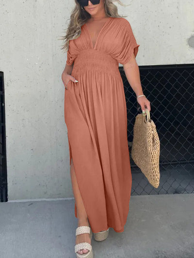 Neisya - Abito Lungo Maxi con Scollo a V