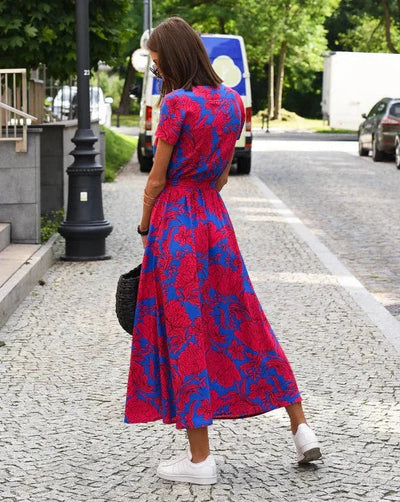 Theresita - Robe Portefeuille Elégante