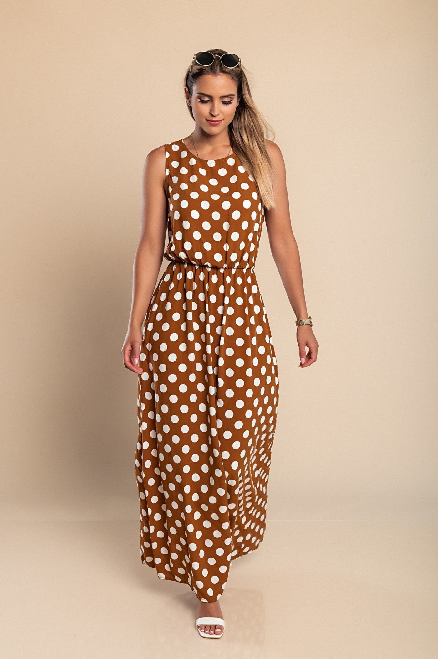 Lyna - Maxi Abito a Pois