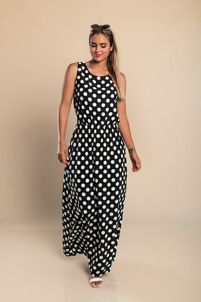 Lyna - Maxi Abito a Pois