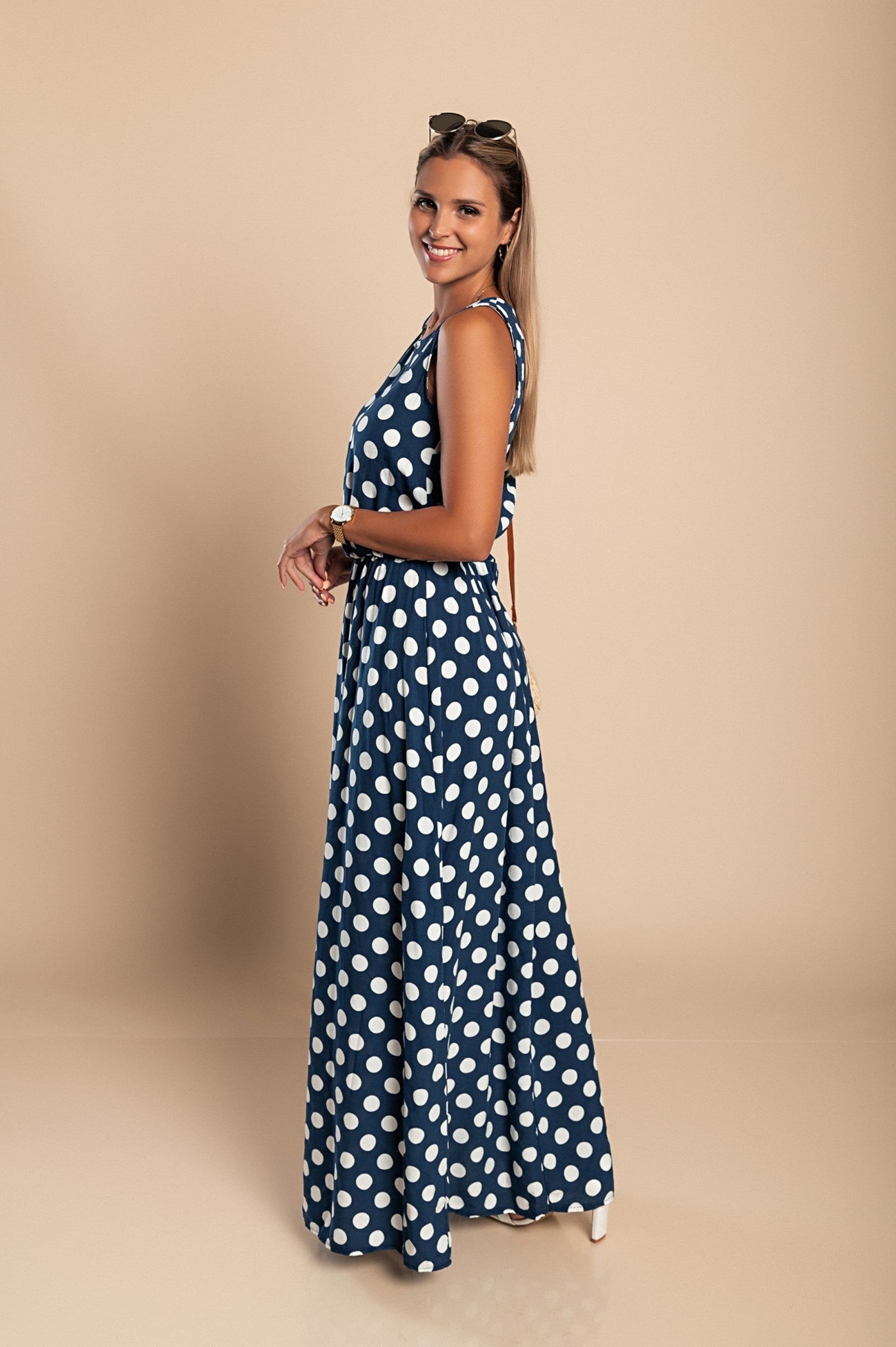 Lyna - Maxi Abito a Pois