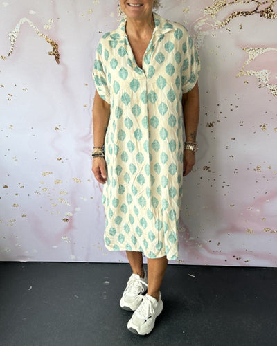Dini - Abito Elegante Con Scollo a V