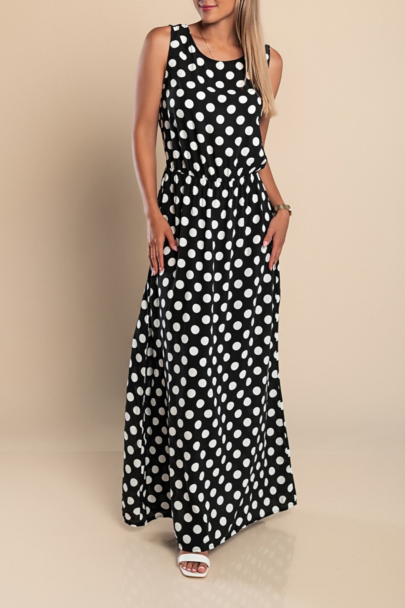 Lyna - Maxi Abito a Pois