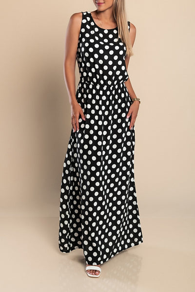 Lyna - Maxi Abito a Pois