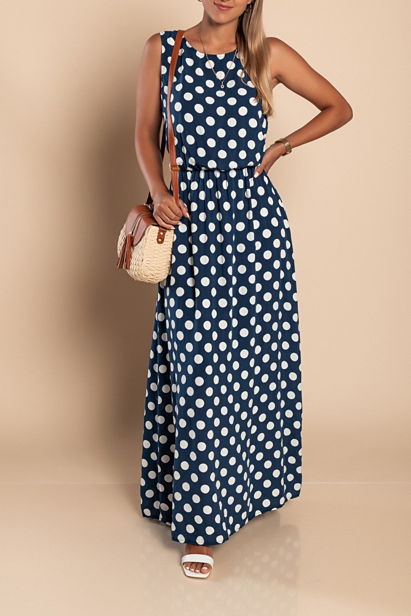Lyna - Maxi Abito a Pois