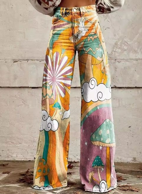 Tove™ - Pantaloni Boho Vintage