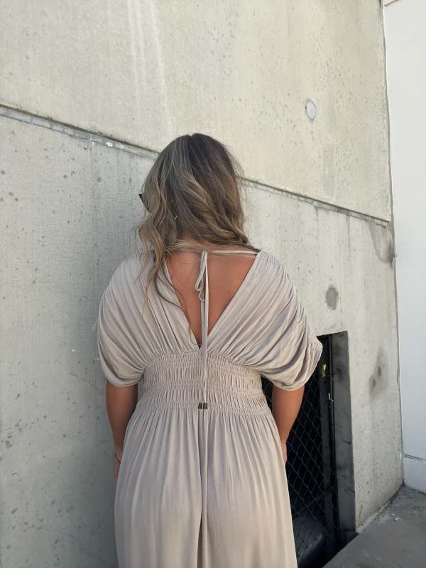 Neisya - Abito Lungo Maxi con Scollo a V