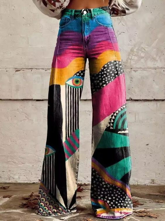 Tove™ - Pantaloni Boho Vintage
