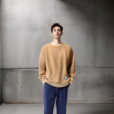 Brent - Pullover Lavorato a Maglia