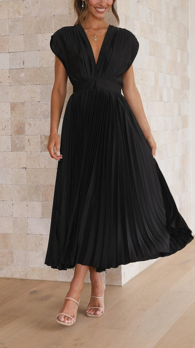 Iria - Abito Elegante a Pieghe