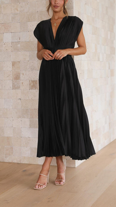 Iria - Abito Elegante a Pieghe