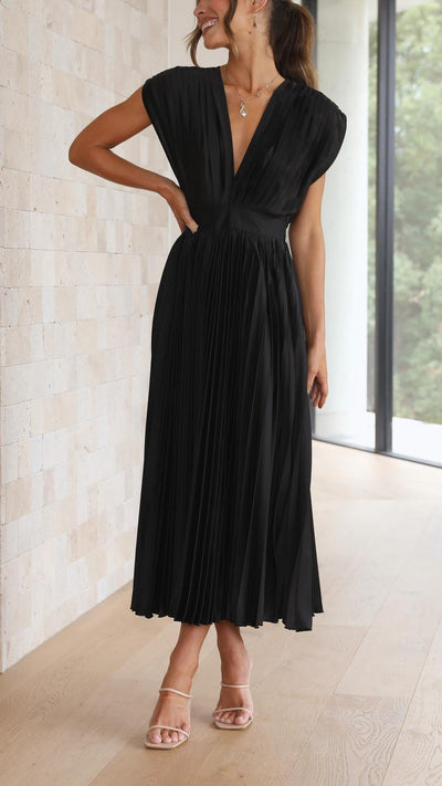 Iria - Abito Elegante a Pieghe