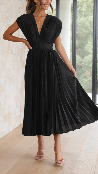 Iria - Abito Elegante a Pieghe