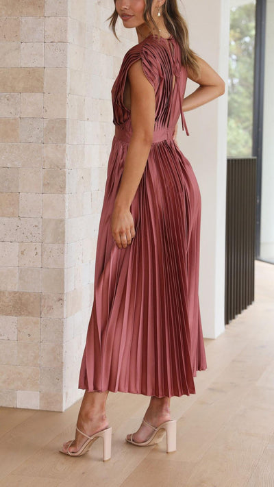 Iria - Abito Elegante a Pieghe
