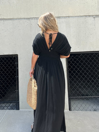 Neisya - Abito Lungo Maxi con Scollo a V