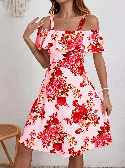 Rosanne - Abito Elegante Con Stampa Floreale