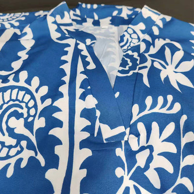 Werena - Abito Elegante Con Stampa a V