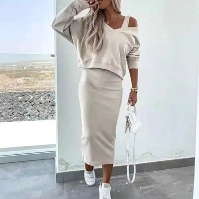 Lucile - Manica Lunga Due Pezzi  Set