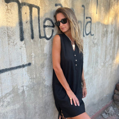 Paula - Abito Senza Maniche Con Scollo a V