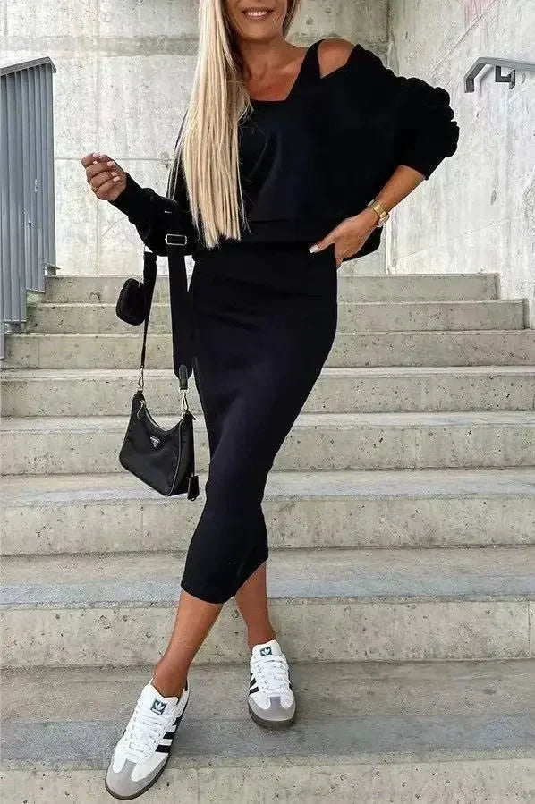 Lucile - Manica Lunga Due Pezzi  Set